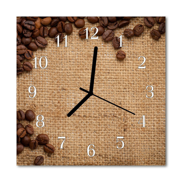Reloj de vidrio Granos de café