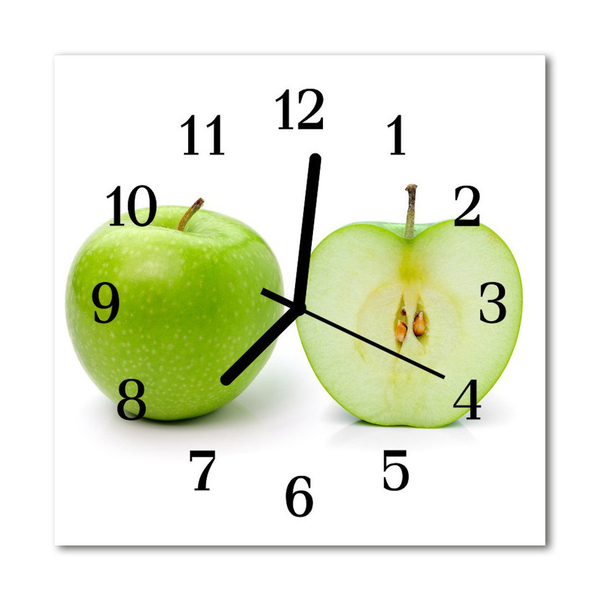 Reloj de vidrio Manzana