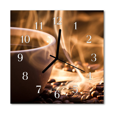 Reloj de vidrio Café