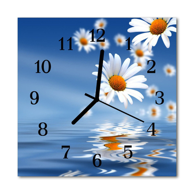 Reloj de vidrio Flor