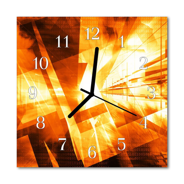 Reloj de vidrio Abstracto