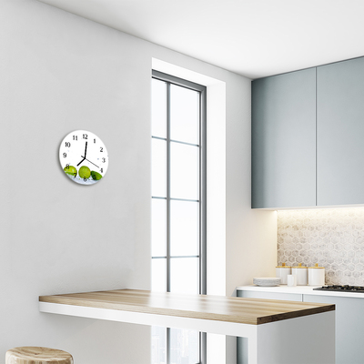 Reloj de vidrio para cocina Lima