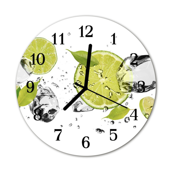 Reloj de vidrio para cocina Lima