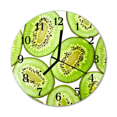 Reloj de vidrio para cocina Kiwi