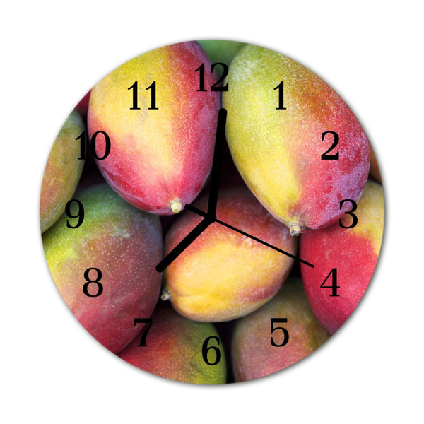 Reloj de vidrio para cocina Fruta