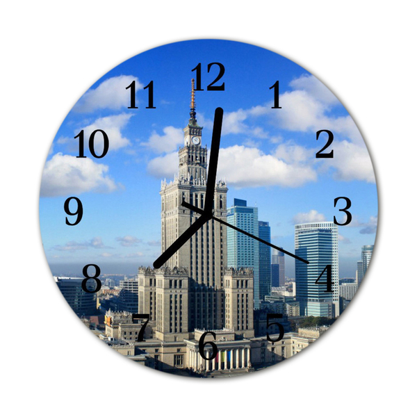 Reloj de vidrio para cocina Varsovia
