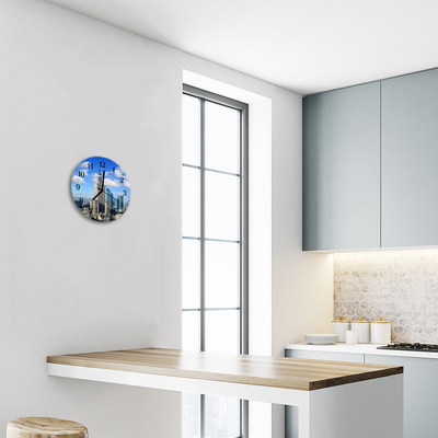 Reloj de vidrio para cocina Varsovia