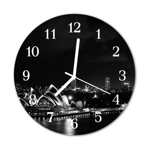 Reloj de vidrio para cocina Sydney