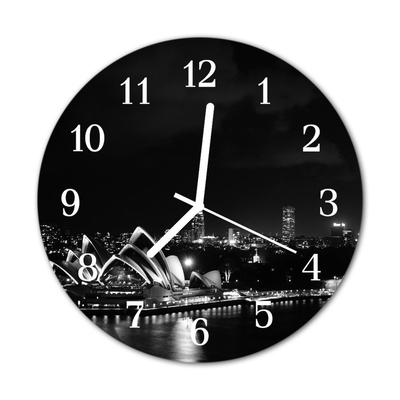 Reloj de vidrio para cocina Sydney