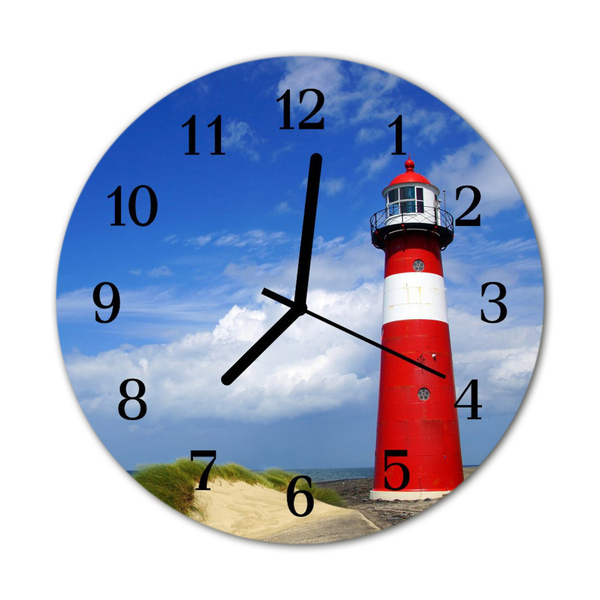 Reloj de vidrio para cocina Faro