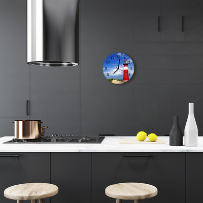 Reloj de vidrio para cocina Faro