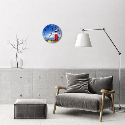 Reloj de vidrio para cocina Faro