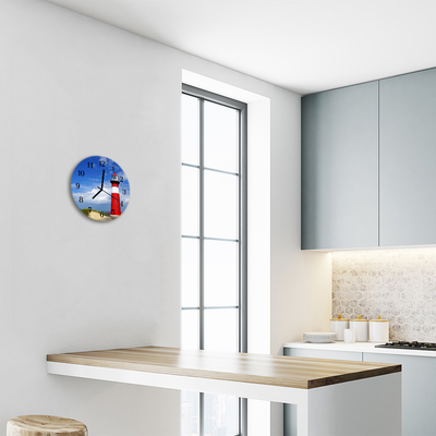 Reloj de vidrio para cocina Faro