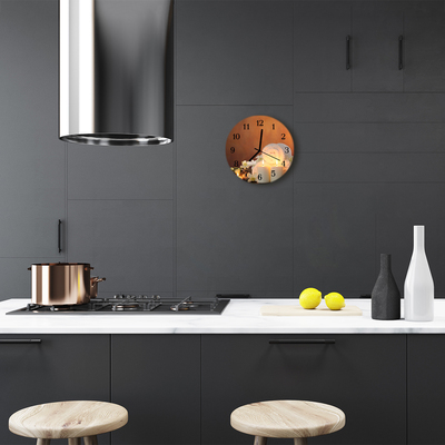 Reloj de vidrio para cocina Velas spa