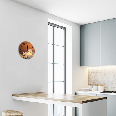 Reloj de vidrio para cocina Velas spa