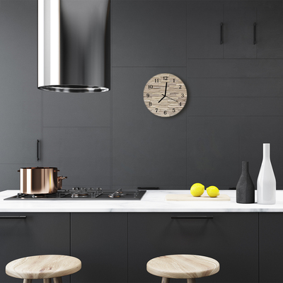 Reloj de vidrio para cocina Ladrillo
