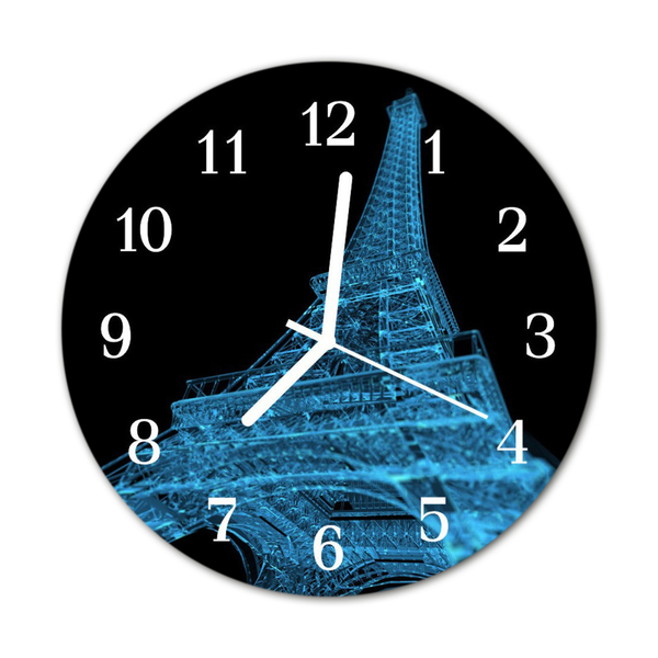 Reloj de vidrio para cocina Torre eiffel en parís