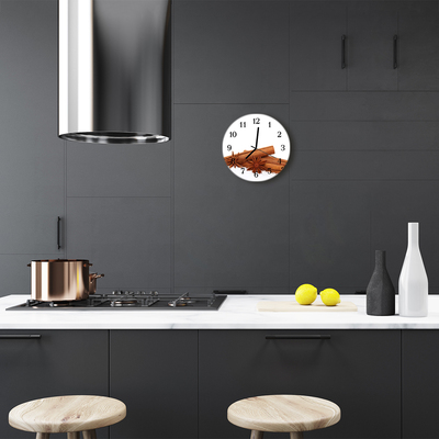 Reloj de vidrio para cocina Vainilla