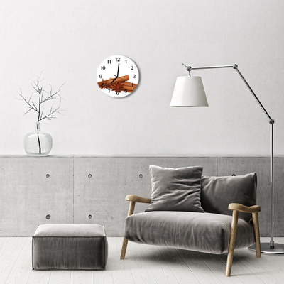 Reloj de vidrio para cocina Vainilla