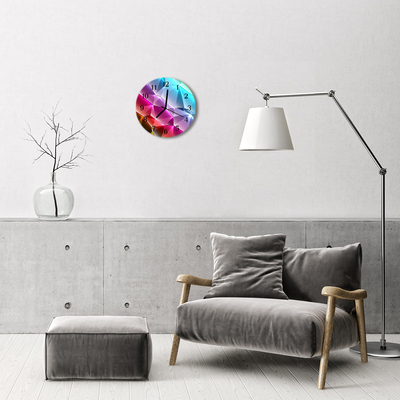 Reloj de vidrio para cocina Motivo 3d