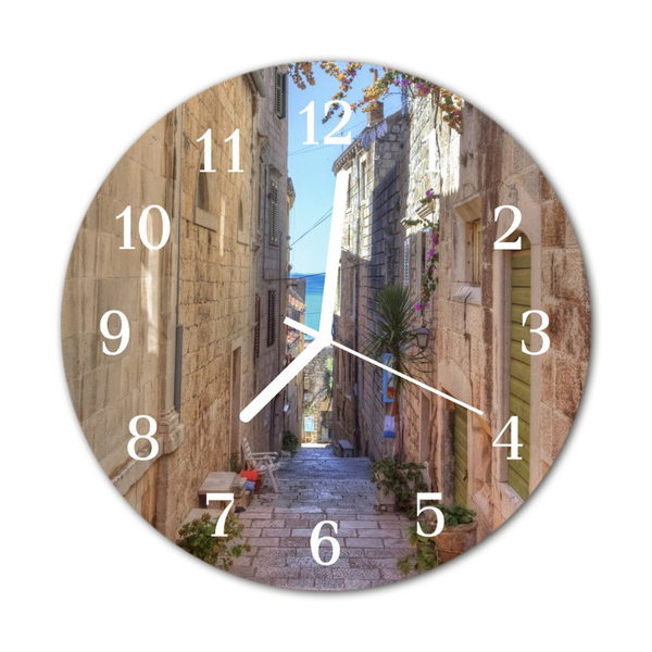Reloj de vidrio para cocina Avenida