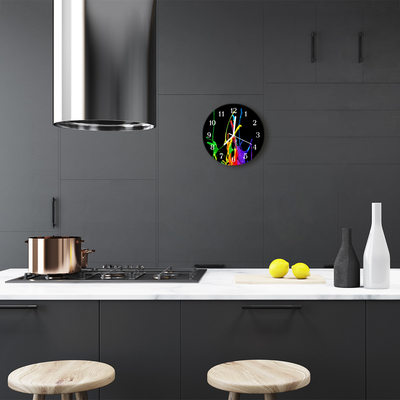 Reloj de vidrio para cocina Color