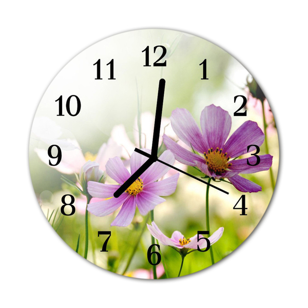 Reloj de vidrio para cocina Prado
