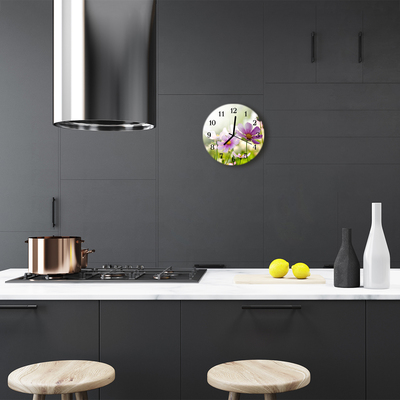 Reloj de vidrio para cocina Prado