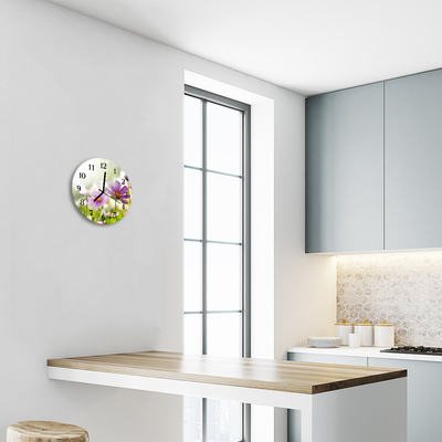 Reloj de vidrio para cocina Prado