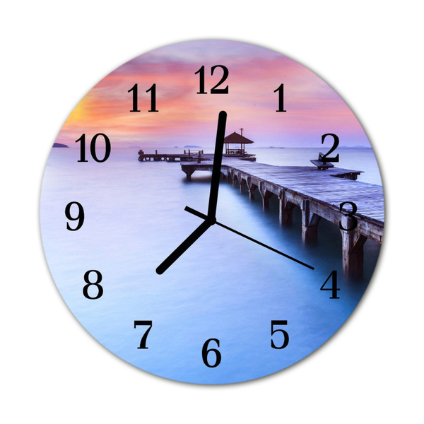 Reloj de vidrio para cocina Espigón