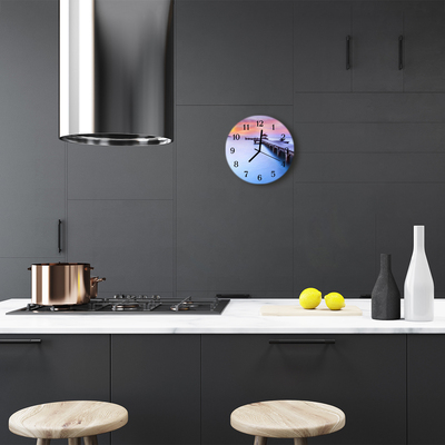 Reloj de vidrio para cocina Espigón