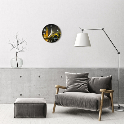 Reloj de vidrio para cocina Londres