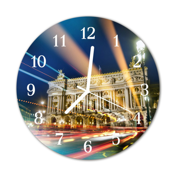 Reloj de vidrio para cocina Luz