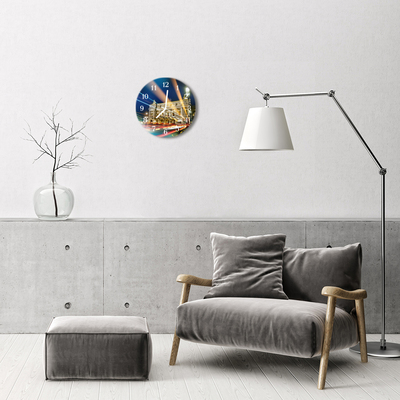 Reloj de vidrio para cocina Luz