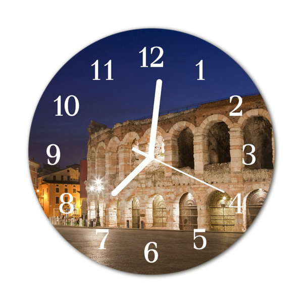 Reloj de vidrio para cocina Luz nocturna