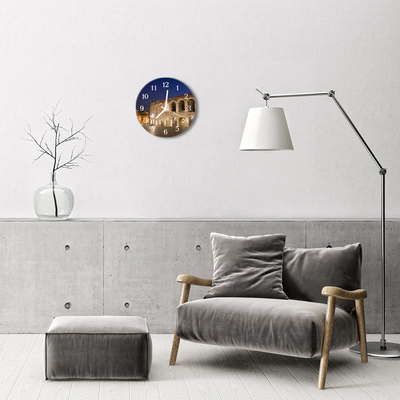 Reloj de vidrio para cocina Luz nocturna