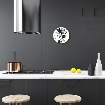 Reloj de vidrio para cocina Moras