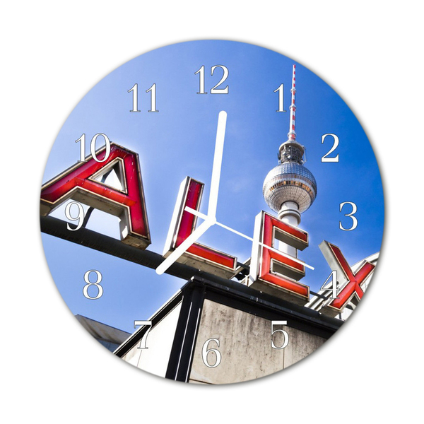Reloj de vidrio para cocina Monumento histórico ciudad