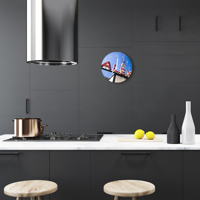 Reloj de vidrio para cocina Monumento histórico ciudad
