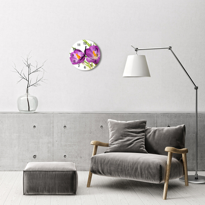 Reloj de vidrio para cocina Crocus