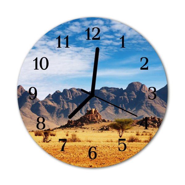 Reloj de vidrio para cocina Monte