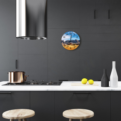 Reloj de vidrio para cocina Monte