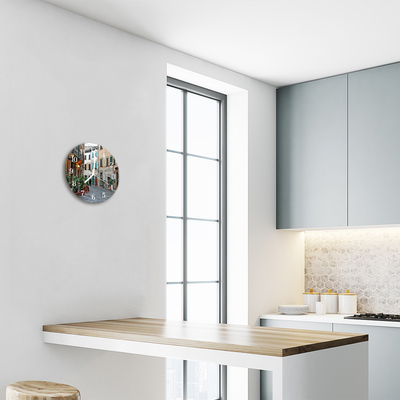 Reloj de vidrio para cocina Avenida