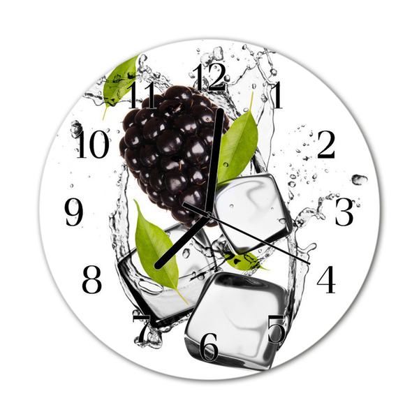 Reloj de vidrio para cocina Mora
