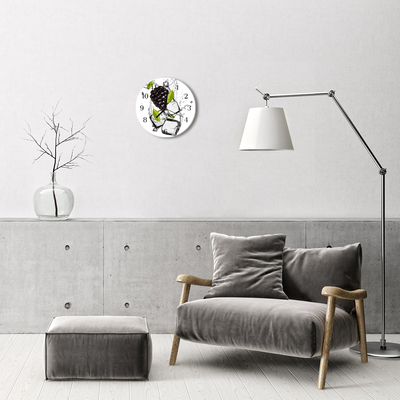 Reloj de vidrio para cocina Mora