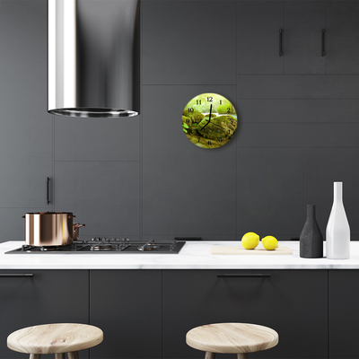 Reloj de vidrio para cocina Naturaleza