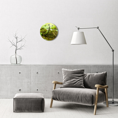 Reloj de vidrio para cocina Naturaleza