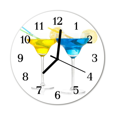 Reloj de vidrio para cocina Cóctel