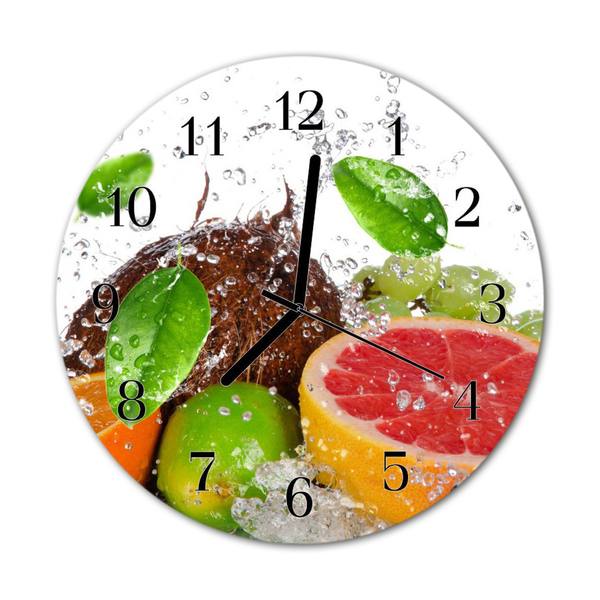 Reloj de vidrio Fruta