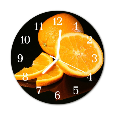 Reloj de vidrio Naranjas